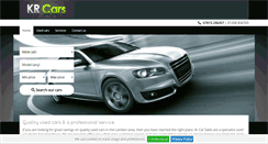 Desktop Screenshot of krcarsales.co.uk